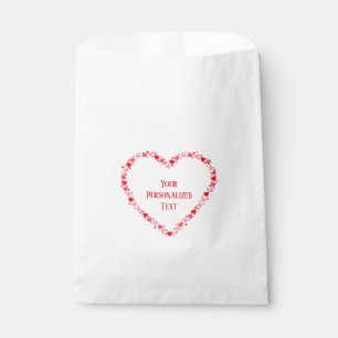 Rotes Herz personalisiert Geschenktütchen