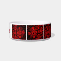 Rotes Herz Pet Bowl