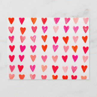 Rotes Herz. Postkarte