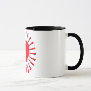 Rotes Herz Tasse