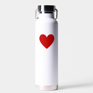 Rotes Herz Trinkflasche