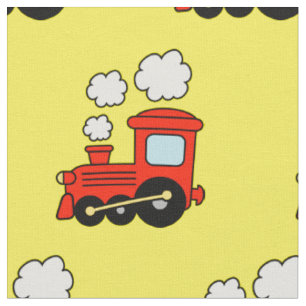 Rotes Hobby-Textilgewebe Spielzeug choo choo Zugs Stoff