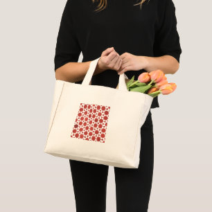 Rotes indisches Mosaik ITIMUD Mini Stoffbeutel