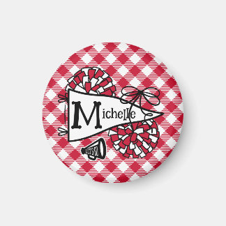 Rotes Jubelfähnchen Personalisiertes Spind Magnet