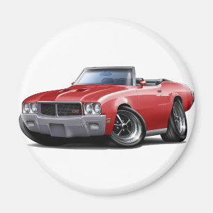 Rotes Kabriolett 1970-72 Buicks GS Magnet