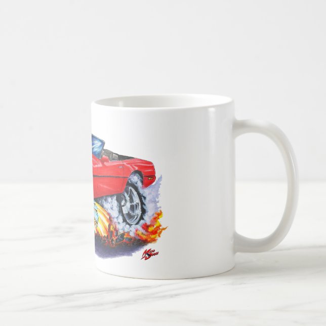 Rotes Kabriolett 1984-93 Korvette Kaffeetasse (Rechts)