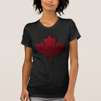 Rotes kanadisches Ahornblatt T-Shirt