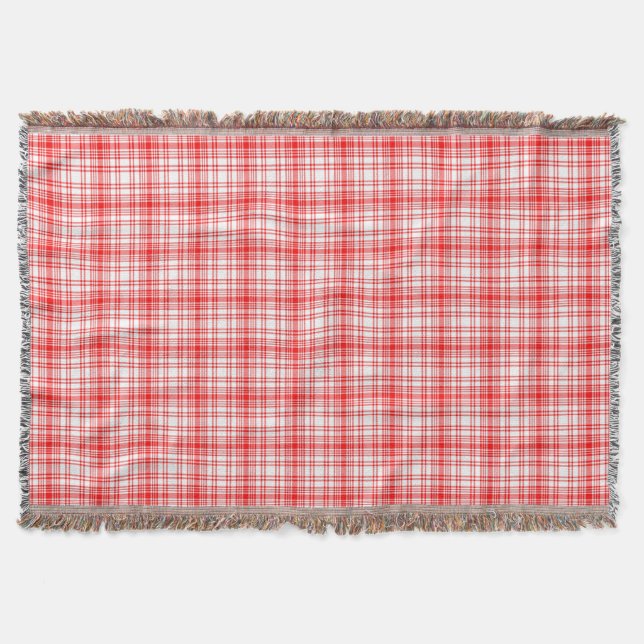 Rotes kariertes decke (Vorderseite)