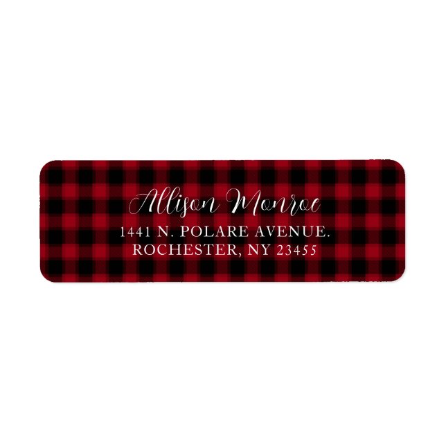 Rotes Kariertes Prüfmuster (Vorne)