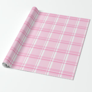 Rotes Karomuster Geschenkpapier