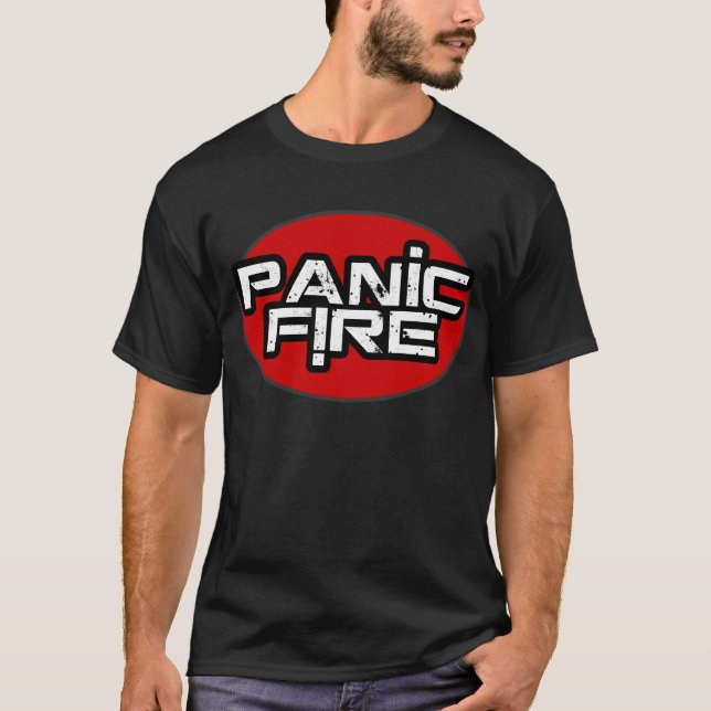 Rotes Kreislogo DES PANIK-FEUERS T-Shirt (Vorderseite)