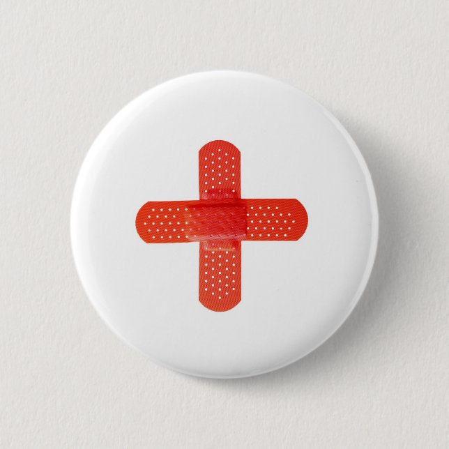 Rotes Kreuz Button (Vorderseite)