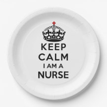 rotes Kreuz Krone Keep Calm Ich bin eine Krankensc