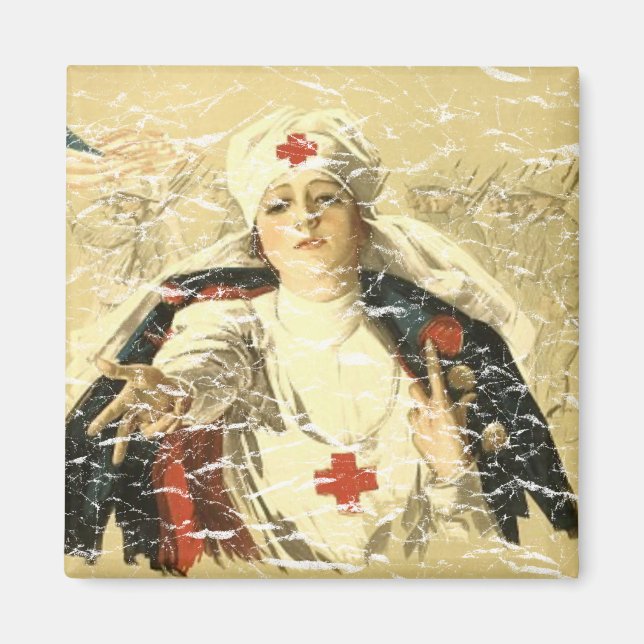 Rotes Kreuz Magnet (Vorne)