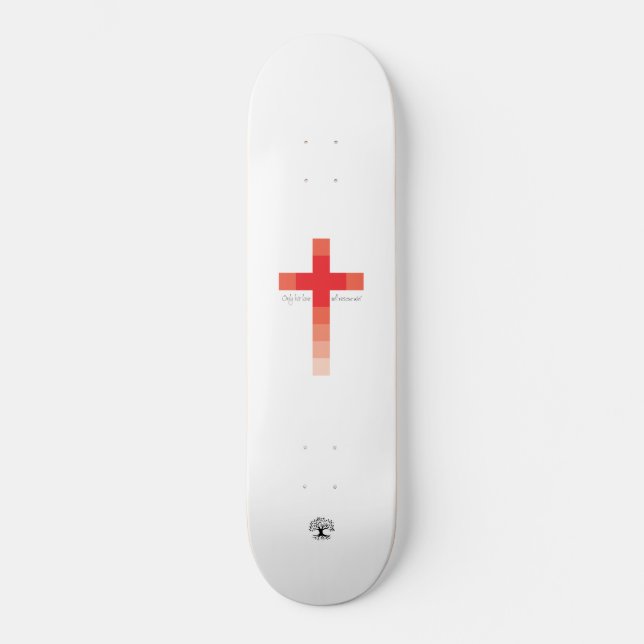 Rotes Kreuz Skateboard (Vorderseite)