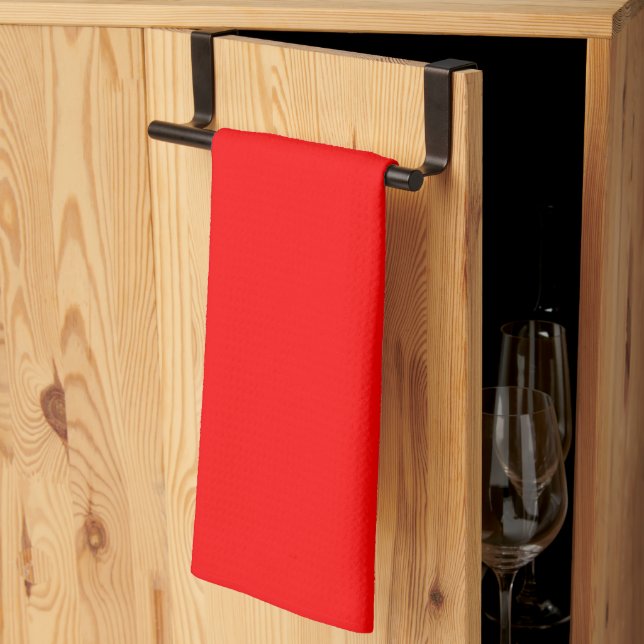 Rotes Küchentuch (Drittel gefaltet)