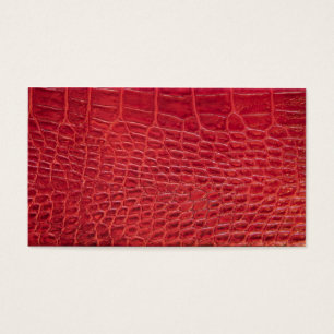 Rotes Leder des Imitats Alligator