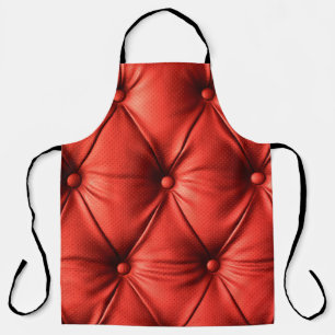 Rotes Leder, Textur Schürze