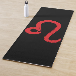 Rotes LEO-Sternzeichen Juli August Geburtstag Astr Yogamatte