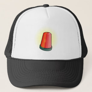 Rotes Licht-Sirene Truckerkappe