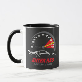 'Rotes Limit: Fordere alle Grenzen heraus' Tasse