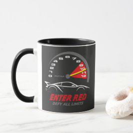 'Rotes Limit: Fordere alle Grenzen heraus' Tasse