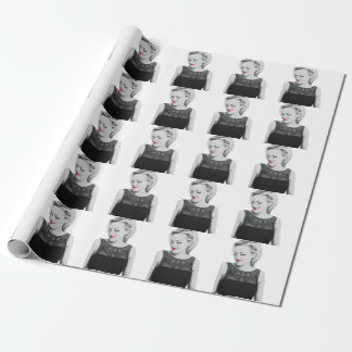 Rotes LippenPackpapier Geschenkpapier