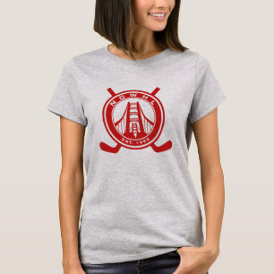 Rotes Logo-Leistungs-Shirt T-Shirt