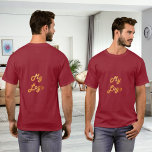 Rotes Logo T-Shirt<br><div class="desc">Ein roter T - Shirt. Personalisieren Sie Ihr Firmenlogo und fügen Sie es auf der Vorderseite und auf der Rückseite ein.</div>