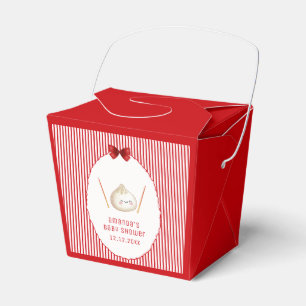 Rotes Mädchen Kawaii-Bogen Asiatische Teigtasche B Geschenkschachtel