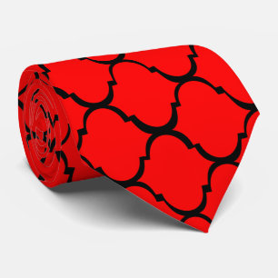 Rotes marokkanisches Design Krawatte