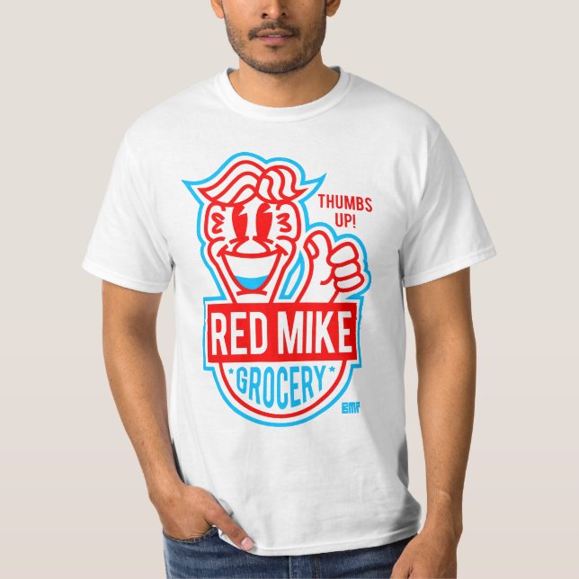 ROTES MIKE-LEBENSMITTELGESCHÄFT T-Shirt (Vorderseite)
