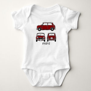Rotes Mini Baby Strampler