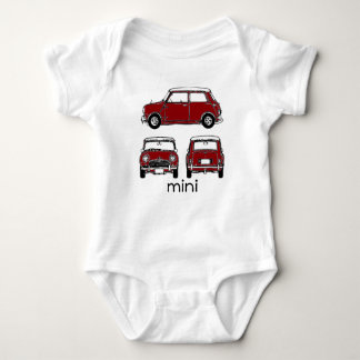 Rotes Mini Baby Strampler