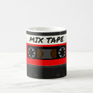 Rotes Mix-Tape - Retro-Geschenk im Stil der 80er u Kaffeetasse