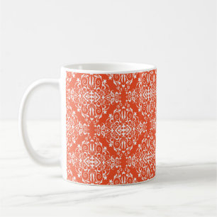 Rotes Muster Kaffeetasse