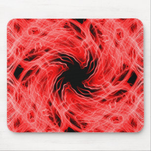 Rotes Muster Mousepad