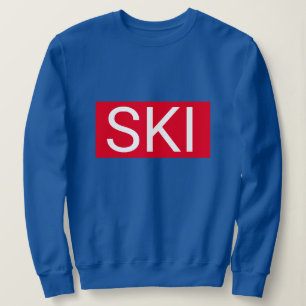 Rotes Nachskibedarf Sweatshirt
