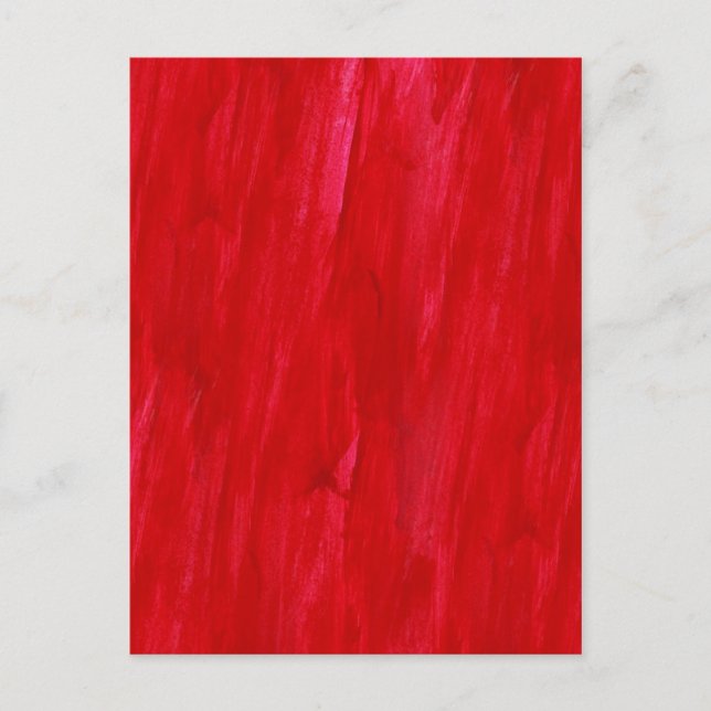 Rotes Nahtloses Hintergrundbild Abstrakt und Aquar Postkarte (Vorderseite)