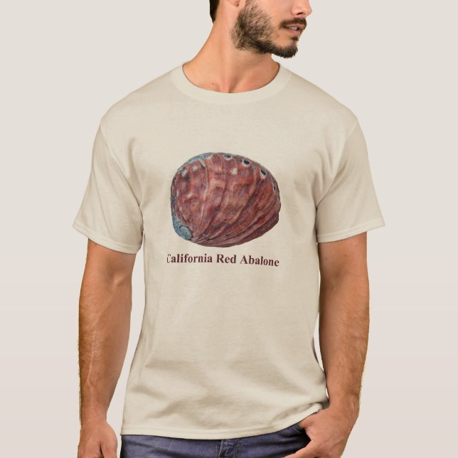 Rotes Ohrschnecken-Tauchen Kaliforniens T-Shirt (Vorderseite)