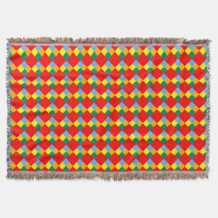 Rotes Orange Gelbgrün Decke