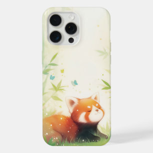 Rotes Panda-Schutzgebiet iPhone 15 Pro Max Hülle