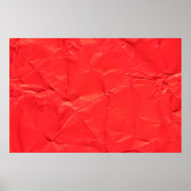 Rotes Papier abstrakte Textur Hintergrund Abstract Poster (Vorne)