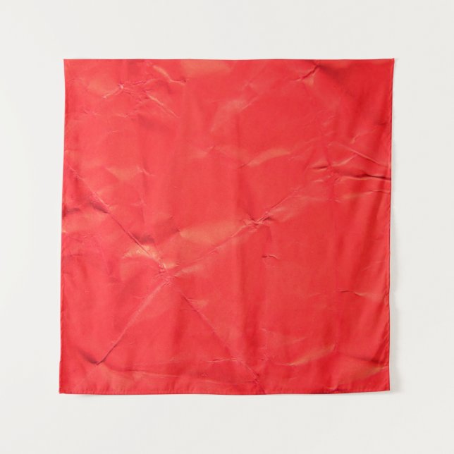 Rotes Papier abstrakte Textur Hintergrund Abstract Wandteppich (Vorderseite)