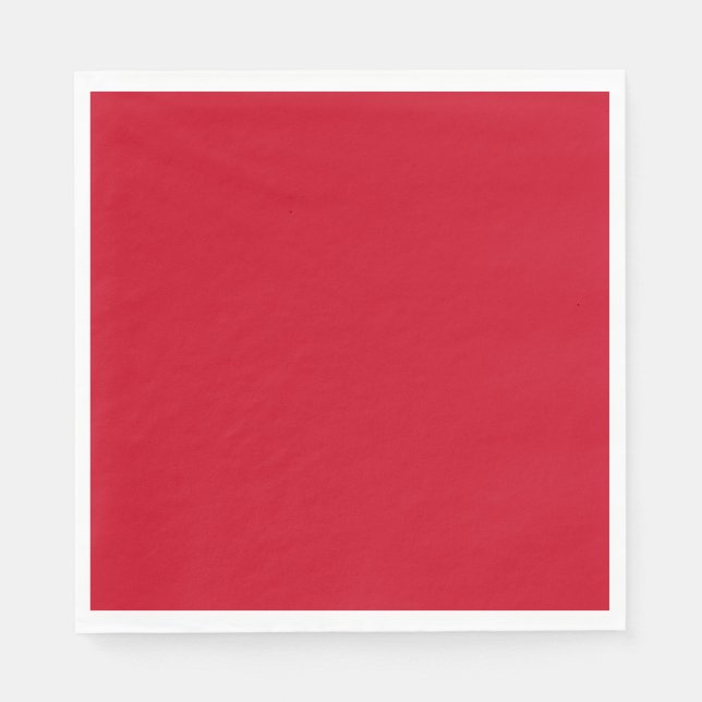Rotes Papier Serviette (Vorderseite)