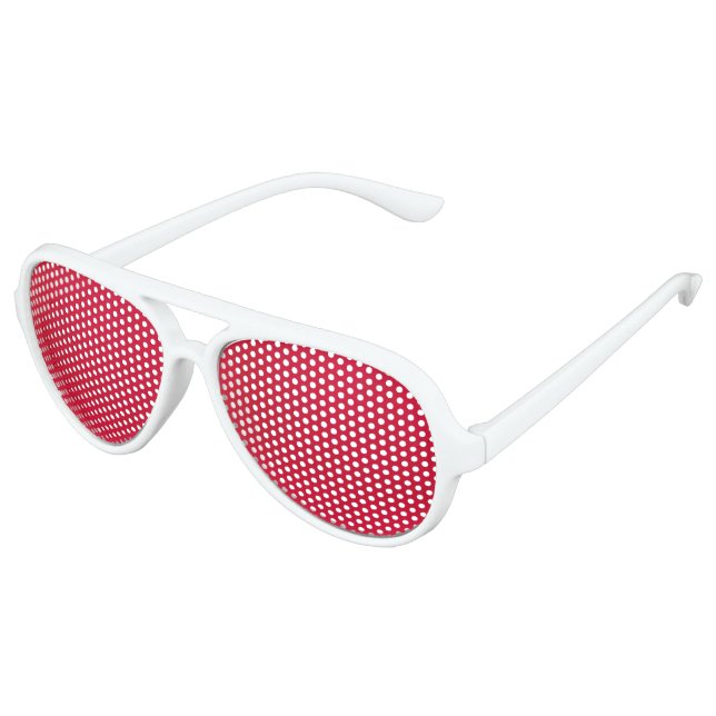 Rotes Party Sonnenbrille (Schrägansicht)