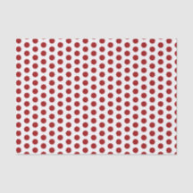 Rotes Polka-Dot-Papier