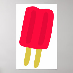 Rotes Populationsplakat Poster