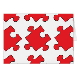 ROTES PUZZLE-STÜCK