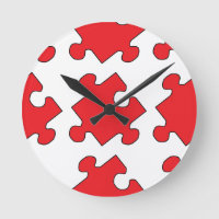 ROTES PUZZLE-STÜCK